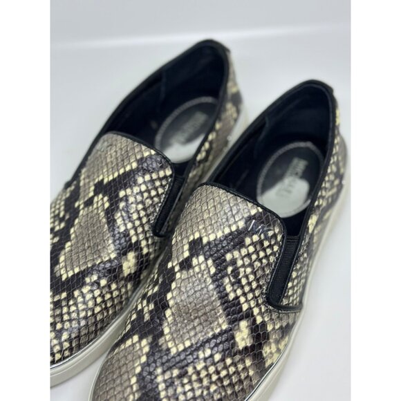 Michael Kors Women Snakeskin Embossed Loafers Shoes Size 6.5 Slip On - Picture 4 of 8